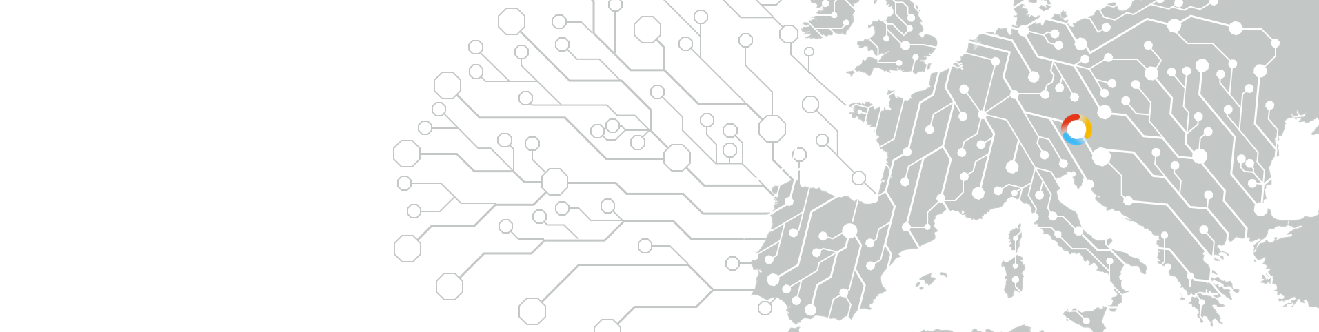 Karte vernetztes Europa